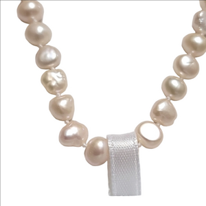 Freshwater Pearl Round Cultured Natural Healing Necklace And Earrings Set New